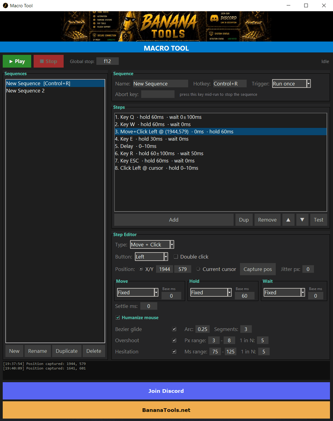Macro Tool Screenshot
